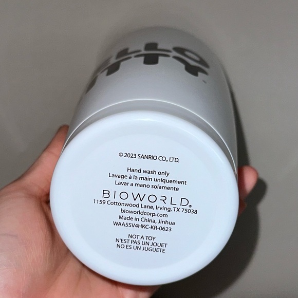 Sanrio Hello Kitty Face Stainless Steel White Tumbler - Picture 2 of 6